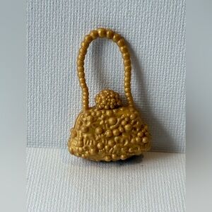 Mattel Barbie Golden Bauble Fashionista Purse Handbag Cake Topper Toy Toys